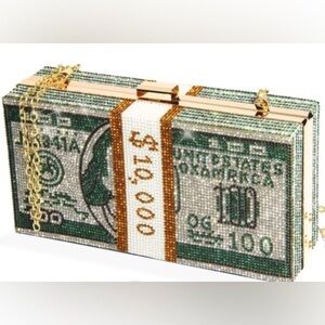 💰Rhinestones Money Crossbody Bag 💰